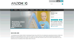 Desktop Screenshot of anzchog.org